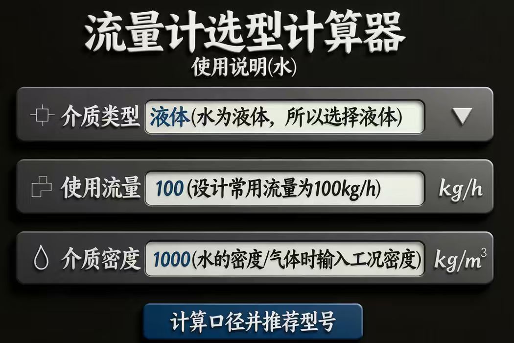 流量计之家-选型计算器